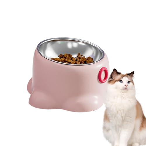 Cat Bowl Raised, Raised Pet Cat Water Bowl, Indoor Outdoor Pet Bowl Holder, Removable Cat Bowl, Ergonomic Cat Feeder, Non Tipping Cat Bowl, Sturdy Cat Feeding Station von Dybnuhoc