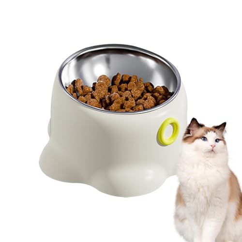 Cat Bowl Raised, Raised Pet Cat Water Bowl, Indoor Outdoor Pet Bowl Holder, Removable Cat Bowl, Ergonomic Cat Feeder, Non Tipping Cat Bowl, Sturdy Cat Feeding Station von Dybnuhoc