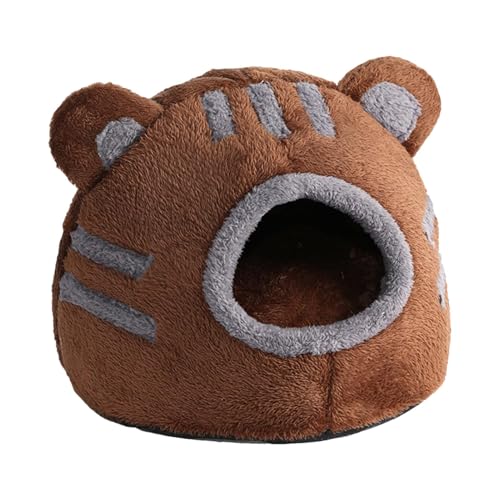 Cozy Pet Sleeping House, Bear Head Design Pet Bed, Puppy Nesting Cave Bed, Pet Supplies Cat Bed, Warm Cave Bed for Cats, Cute Bear Cat Bed, Indoor Cats Bed for Bedroom, Soft Plush Pet Sleeping Cave von Dybnuhoc