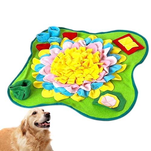 Dog Snuffle Mat, Interactive Dog Puzzle, Treat Dispensing Dog Toy, Slow Feeder Mat, Foraging Dog Toy, Mental Stimulation Dog Toy, Dog Snuffle Mat, Non-Slip Snuffle Mat, Dog Food Puzzle von Dybnuhoc