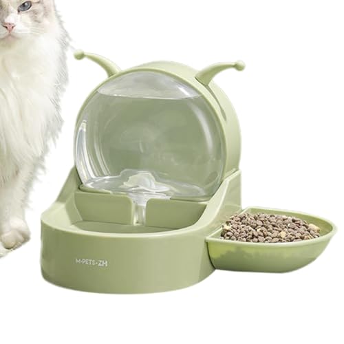 Dybnuhoc Automatischer Wasserspender für Katzen,Katzenwasserspender,Automatischer, transparenter Wasserspender für Haustiere mit großer Kapazität - Anti-Rutsch-Bewässerungszubehör, Haustier-Wassernapf von Dybnuhoc