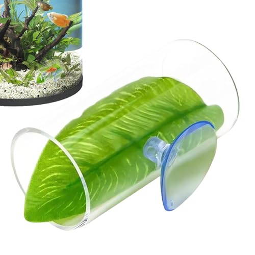 Dybnuhoc Betta Tube,Betta Acryltube | Blätterpolster Betta Fish Enrichment Betta Ruherohr,Betta Tunnel Schwimmschlauch Glatte Betta Aquarium Dekorationen Aquarium Dekor Unterschlupf Versteck von Dybnuhoc