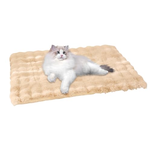 Dybnuhoc Cat Mat Bed, Dog Cat Floor Pad Bed, Pet Couch Sleep Pad, Winter Beds Pet Cat Floor Pad, Soft Sleep Pad for Dog Kitten, Soft Sleeping Dog Travel Mat for Indoor Bedroom Balcony von Dybnuhoc