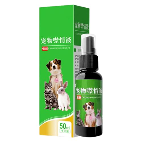 Dybnuhoc Hundetrainingsspray,Pet Forbidden Spray | Beruhigendes Haustierspray für das Training,50 ml Haustier-Verhaltenskorrekturspray, sichere beruhigende Beruhigungsflüssigkeit, von Dybnuhoc