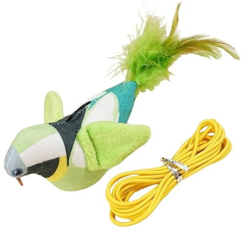 Dybnuhoc Interactive Bird Toy for Cats, Realistic Bird Cat Toy with Sound, Barking Bird Cat Toys for Indoor Play, Cat Toy for Mental Stimulation and Fun von Dybnuhoc