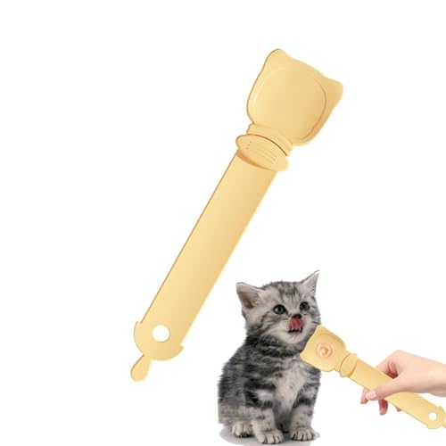 Dybnuhoc Katzenstreifenlöffel - Strip Extruder Cat Bar Squeezer Snack Fütterlöffel | Multifunktionaler Futterspender für Haustiere, Futterlöffel, Katzenstreifenquetscher, zur Abgabe von Snacks, von Dybnuhoc