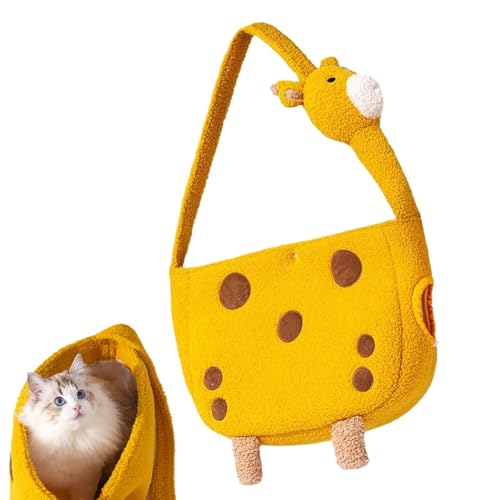 Giraffe Pet Carrier, Small Dog Carrier, Dog Pet Carrier, Pet Tote Bag, Dog Shoulder Bag, Cat Carrier Bag, Hiking Pet Carrier, Pet Out Bag, Medium Dog Pet Carrier, Dog Cat Shoulder Bag von Dybnuhoc