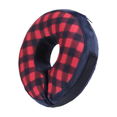 Inflatable Dog Collar, Adjustable Pet Cone, Protective Dog Donut, Anti-Lick Collar, Blow Up Dog Cone, Pet Recovery Cone, 8.66x9.06 Inches Lightweight Pet Donut, Dog Cat Protective Collar, von Dybnuhoc