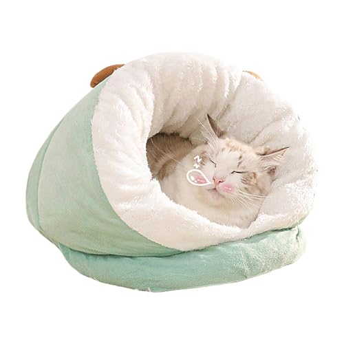 Warm Cat Bed Cave for Indoor Cats, Pet Tent House with Soft Plush Fabric, Comfortable Winter Bed Nest for Small Cats and Medium Dogs, Perfect Indoor Pet House von Dybnuhoc