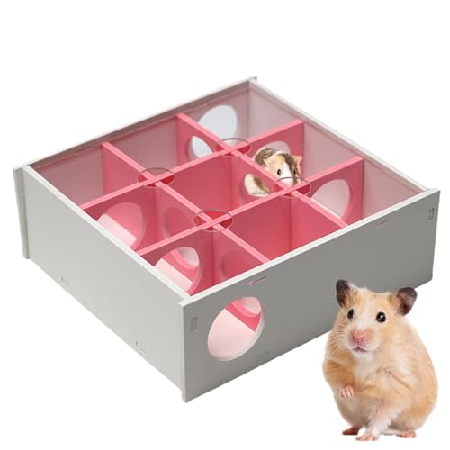 Dyeulget Hamster-Labyrinth – Hamsterhaus aus, Labyrinth-Tunnel, Hamster-Spielspielzeug, praktisches, geräumiges Design für Tunnelerkundungen, für Hamster, Meerschweinchen von Dyeulget