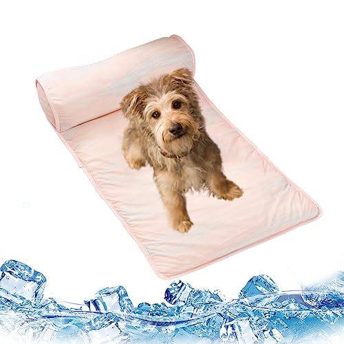 Dyeulget Kühlmatte für Hunde, kühlende Hundematte, Decke, weiches heißes Wetter, Schlafmatte für kleine, mittelgroße Haustiere, Katzen, Hunde von Dyeulget