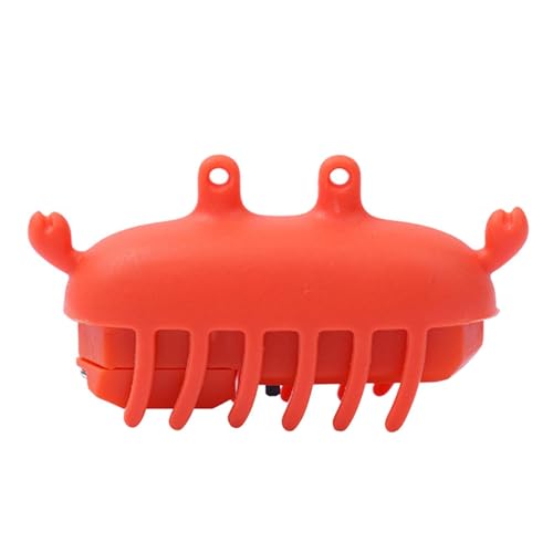 Dyeulget Pet Crab Toy - Gefülltes interaktives Welpenspielzeug - Plüsch-Hunde-Kauspielzeug, gefülltes interaktives Welpenspielzeug, interaktives Welpen-Kauspielzeug für Energieverbrauch, Haustiere von Dyeulget