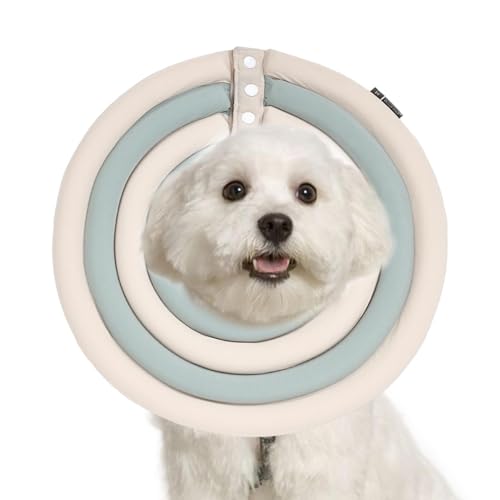Dyeulget Weicher Hundekegel, Hundekegelhalsband - Comfort Recovery Kegelhalsband für Hunde | Verstellbare Passform, wasserabweisendes Donut-Halsband für Hunde und Katzen von Dyeulget