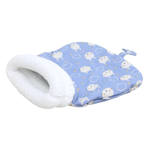 Dyeulget Winterwarmes Katzenbett, Katzenhöhlenbett | Warmer Höhlenbett-Schlafsack für Kätzchen | Pet Supplies Wintertaschen-Katzennest, geeignet für Katzen und kleine Hunde von Dyeulget