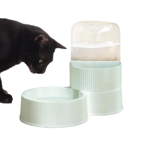 DzpKrka Pet Feeder Automatic, automatische Feeder für Katze,Nahrungsmittelfuttermittel für große Kapazitätsfuttermittel für Automatik -Katzenspender | Abnehmbare Hundeschüssel waschbarer von DzpKrka