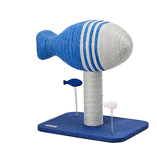 Fliegende Fische Katze Kletterrahmen Katze Baum Katze Turm mit Kratzer Beitrag Spielzeug (Color : A) von Dzwyc