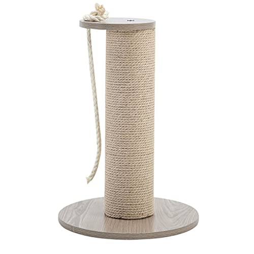 Katze Baumturm Katze Kratzbrett Schleifklappe Spielzeug Katze Kletterrahmen Massivholzsäule (Color : A) von Dzwyc