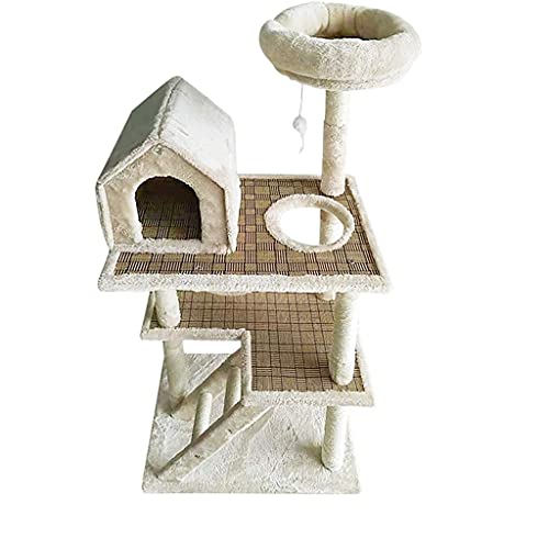 Katze Turm Kätzchen Klettern Beitrag Baum Katze Möbel Übungs-Spielzeug Haustier Springen Bäume Spielen (Color : C) von Dzwyc