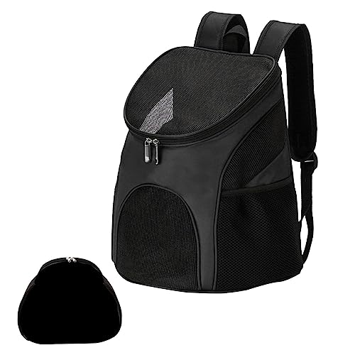 Haustier-Rucksack, atmungsaktiver Welpenrucksack, Hundetragerucksack, Katzenwanderrucksack, faltbare Haustier-Tragetasche, tragbare Haustier-Reisetasche, tragbarer Anti-Schock-breiter Schultergurt für von EACTEL