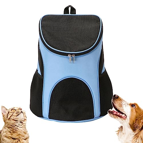 Haustier-Rucksack, atmungsaktiver Welpenrucksack, Hundetragerucksack, Katzenwanderrucksack, faltbare Haustier-Tragetasche, tragbare Haustier-Reisetasche, tragbarer Anti-Schock-breiter Schultergurt für von EACTEL