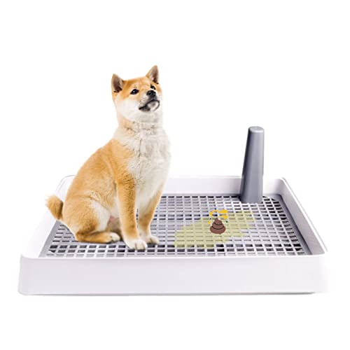 Welpen-PIPI-Pad-Halter, Hundetöpfchen-Tablett, Netz-Trainingstoilette, Pinkel-Pad-Halter für Hunde, Töpfchen-Tablett für Welpen und kleine Hunde, funktioniert mit den meisten Trainingspads von EACTEL