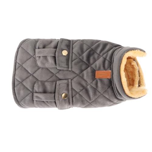 Hunde-Winterjacke, stufenlos verstellbar, Wintermantel für Hunde, Hunde-Schneejacke, 4 Größen, Jacken für Hunde, Hunde-Wintermäntel, warme Hundejacke, für mittelgroße und große (L) von EALRIDV