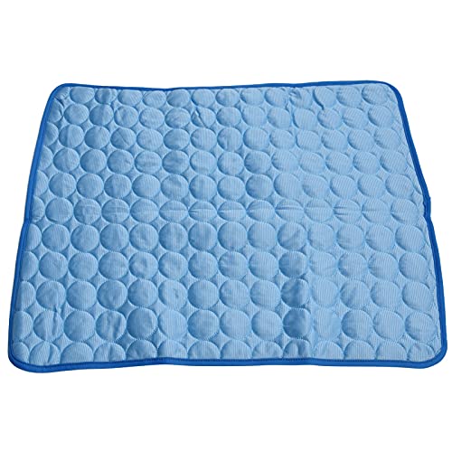 EASTALOLO Haustier-Kühlmatte, atmungsaktiv, weich, für den Sommer, für Hunde und Katzen, Zwinger, Kühlung für Sofa, Bett, Boden (Blue) von EASTALOLO