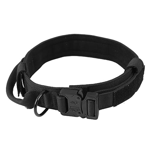 EASTALOLO Premium-Hundehalsband aus Nylon, langlebig, verstellbar und komfortable Kontrolle für mittelgroße bis große Hunde, sichere Schnalle und Nackenschutz für (XL) von EASTALOLO