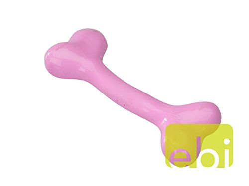 EBI 303-421246 Hundespielzeug-Knochen mit Erdbeergeschmack, 17.75 cm, pink von EBI