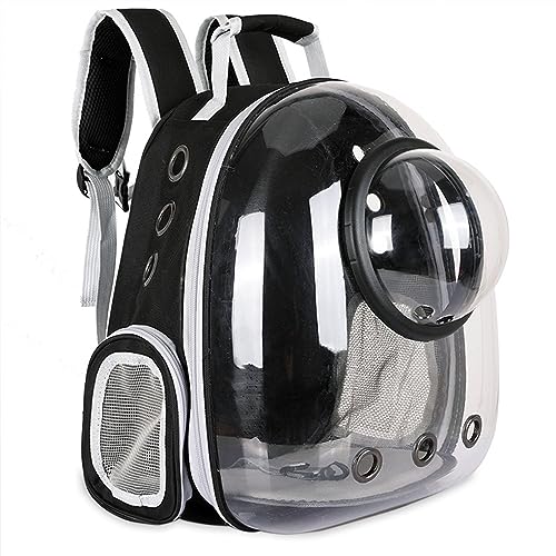 EBLIN Pet Raum Kapsel Rucksack, Kleine Medium Katze Welpen Hund Träger, Transparent Atmungsaktive Wärme Proof, Pet Träger Für Reise Wandern Zu Fuß Camping (PE06-1) von EBLIN