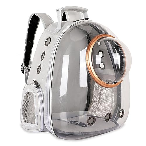 EBLIN Pet Raum Kapsel Rucksack, Kleine Medium Katze Welpen Hund Träger, Transparent Atmungsaktive Wärme Proof, Pet Träger Für Reise Wandern Zu Fuß Camping (PE06-8) von EBLIN