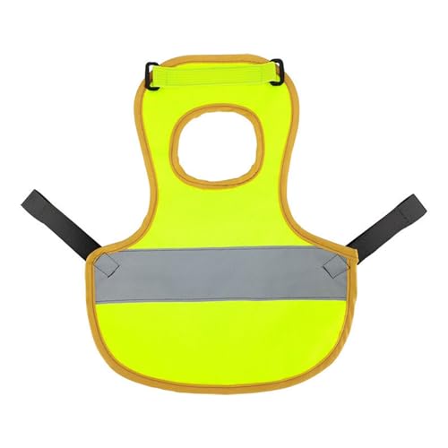 Hühnersattel, Hühnerweste, Haustierkleidung, Ente, Gänseweste, Umhang (Color : Yellow, Size : One Size) von EBSBAG