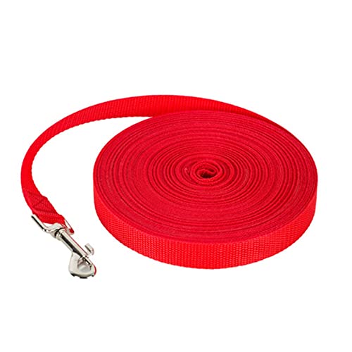 Hundeleine Haustier Hundeleine Hund und Katze Nylon Laufleine Outdoor Training Hundeträger (Color : Red, Size : 1.8m) von EBSBAG