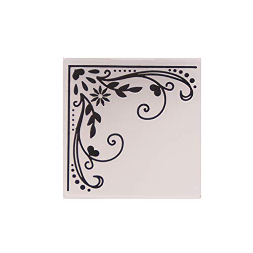 ECMQS Blumen DIY Kunststoff Embossing Folder Prägefolder, Waschbar Reusable Schablone Für Sammelalbum Fotoalbum Karte Machen Dekoration Handwerk von ECMQS