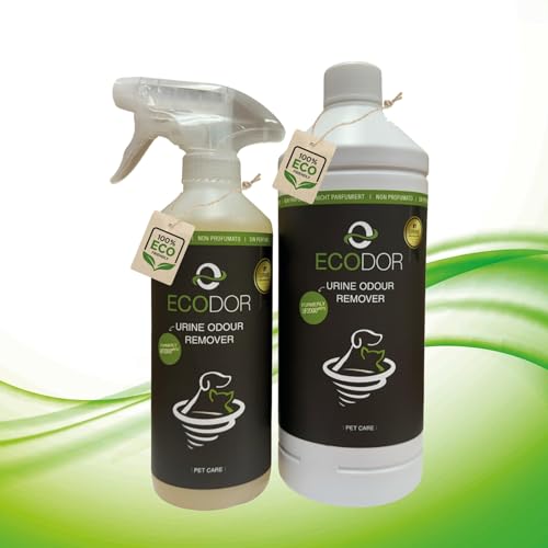 Ecodor UF2000 4Pets Urin Geruchsneutralisierer 1500 ML | Kraftvolle Formel | 100% Biologisch | Vielseitige Anwendung | Hunde, Katzen und Kleine Tiere von Ecodor