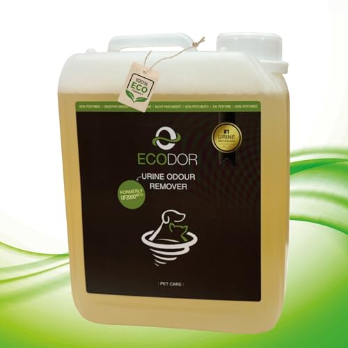 Ecodor UF2000 4Pets Urin Geruchsneutralisierer 2500 ML | Kraftvolle Formel | 100% Biologisch | Vielseitige Anwendung | Hunde, Katzen und Kleine Tiere von Ecodor