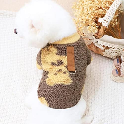Fleece-Winter-Haustier-Hundekleidung Nette Bären-Hunde-Pullover-Kapuzenpullis für kleine mittlere Hunde Sweatshirt-Pullover Warmer Chihuahua Yorkshire von EFFGAMU