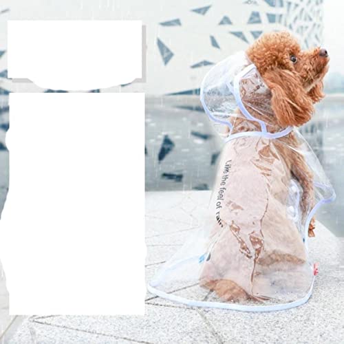 Hunderegenmantel Teddy Shiba Inu Kleiner Hund Mittelgroßer Hundeponcho Welpe All-Inclusive Corgi wasserdichte Regentag Haustierkleidung von EFFGAMU