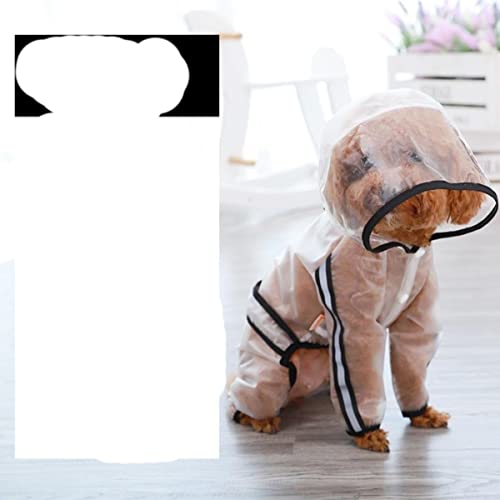 Hunderegenmantel Teddy Shiba Inu Kleiner Hund Mittelgroßer Hundeponcho Welpe All-Inclusive Corgi wasserdichte Regentag Haustierkleidung von EFFGAMU