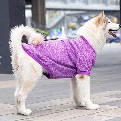 Klassische Warme Hundekleidung Welpen Haustier Katze Kleidung Pullover Jacke Mantel Wintermode Weich Für Große Hunde 3XL-6XL von EFFGAMU