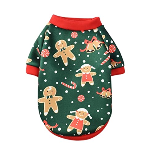 Weihnachten Haustier Hund Kostüm Kleidung Baumwolle Fleece Haustier Kleidung für kleine Hunde Katzenhemd Welpen Hundekostüm Chihuahua Yorkies Outfit von EFFGAMU