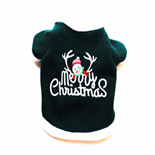 Weihnachtsdruck Hundekleidung Winter Warme Haustierkleidung Jacke Mantel Welpen Kleidung Hoodies Für Kleine Mittelgroße Hunde Chihuahua Yorkies von EFFGAMU