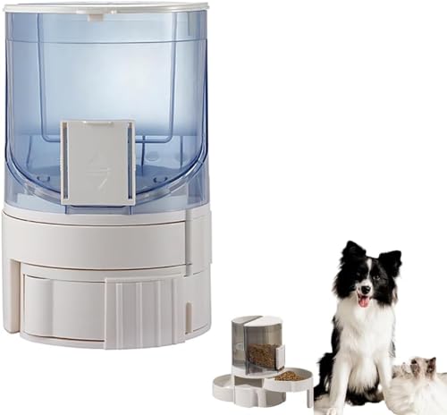 EFYUE Automatischer Futterspender für Hunde, Blau von EFYUE