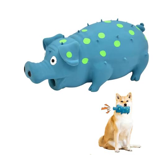 Haustierspielzeug für Hunde, Kauspielzeug für aggressive Kauer, lustiges Hundespielzeug, interaktives Hundespielzeug, robust, unzerstörbares Spielzeug für Hunde (blau) von EFYUE
