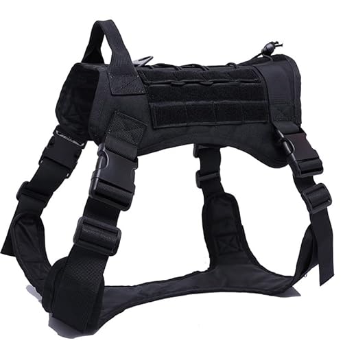 Taktische Tarnung Molle Hundeweste Harness Pet Jacket Hund Brustgeschirre von EGEN