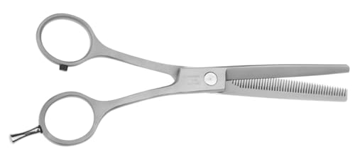 EHASO einseitige Modellierschere + Fingerhaken, 18cm mit 46er Zahnung von EHASO