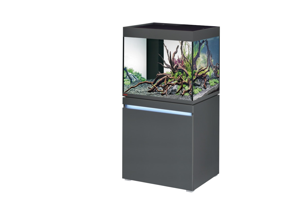EHEIM incpiria 230 LED Aquarium mit Unterschrank graphit