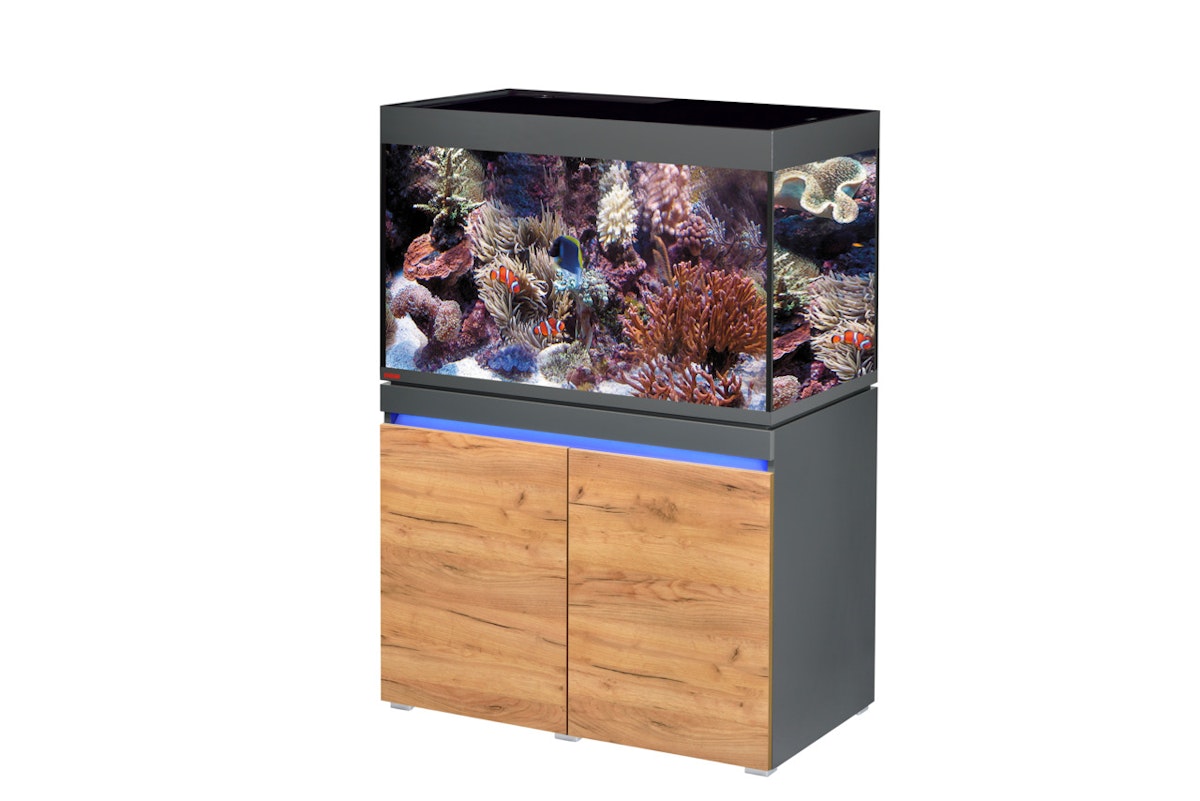 EHEIM incpiria marine 330 LED Meerwasser-Aquarium mit Unterschrank graphit-natur
