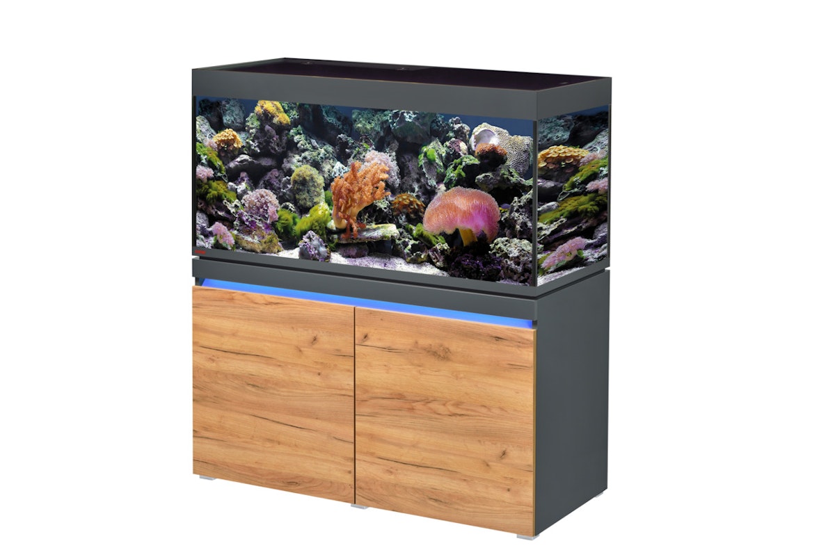 EHEIM incpiria marine 430 LED Meerwasser-Aquarium mit Unterschrank graphit-natur