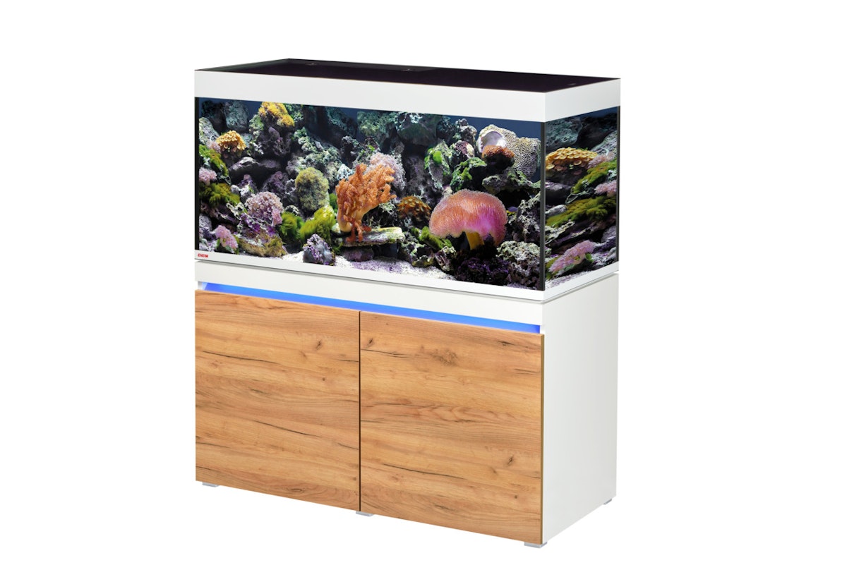 EHEIM incpiria marine 430 LED Meerwasser-Aquarium mit Unterschrank alpin-natur